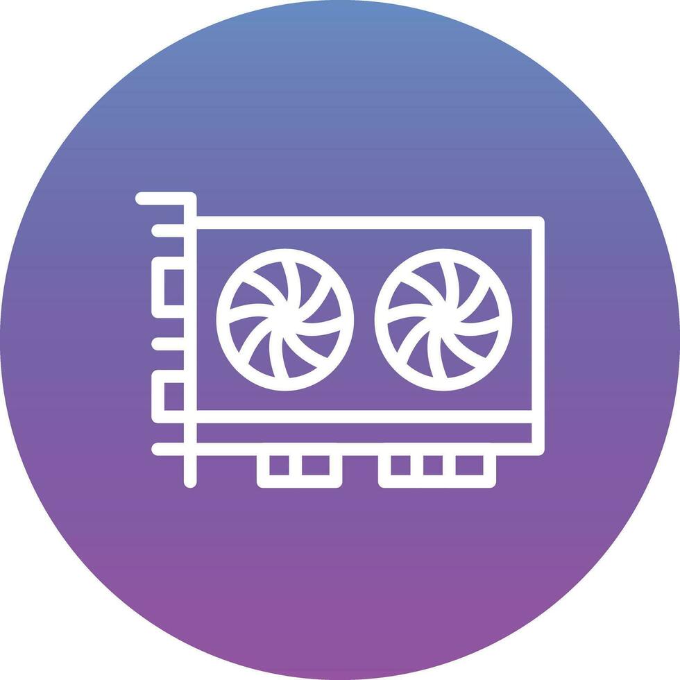 Graphics Card Vector Icon