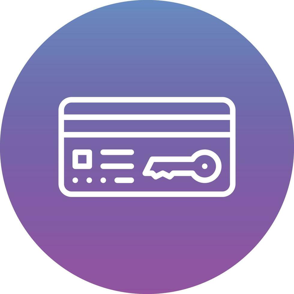 Keycard Vector Icon