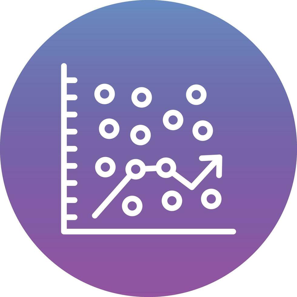 Scatter Graph Vector Icon