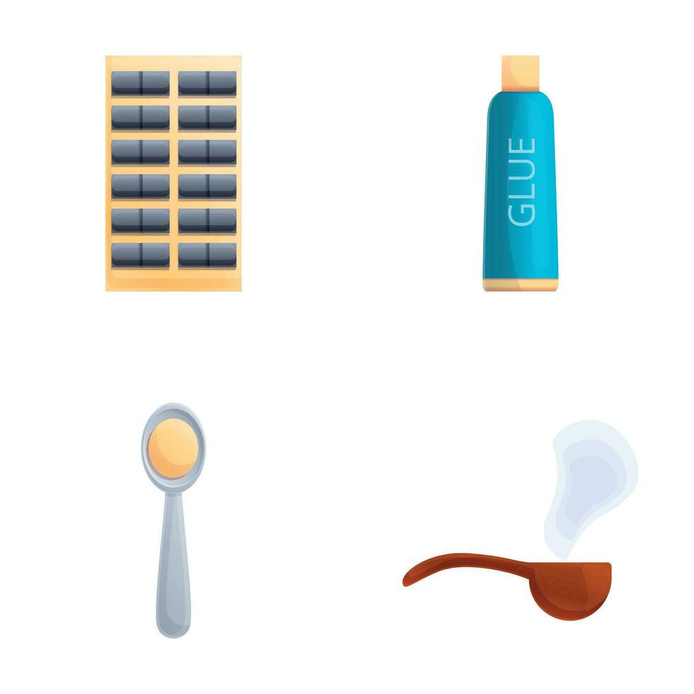 Addiction icons set cartoon vector. Drug addiction and substance abuse vector