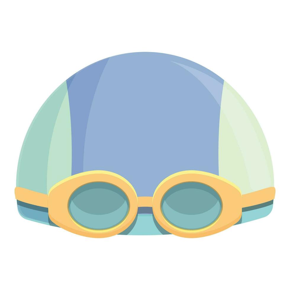 Athlete swim equipment icon cartoon vector. Travel fashion vector