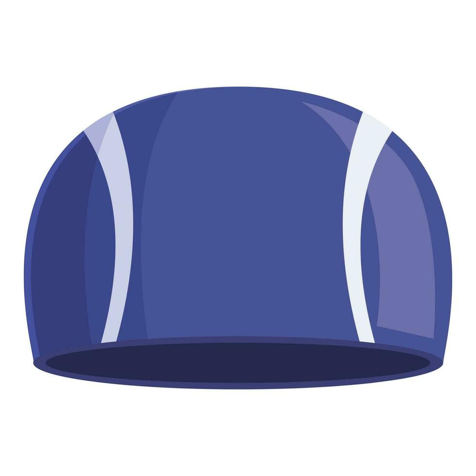 Swimming cap icon cartoon vector. Summer water dive vector