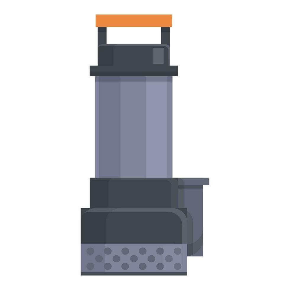 Modern submersible pump icon cartoon vector. Garden farm vector