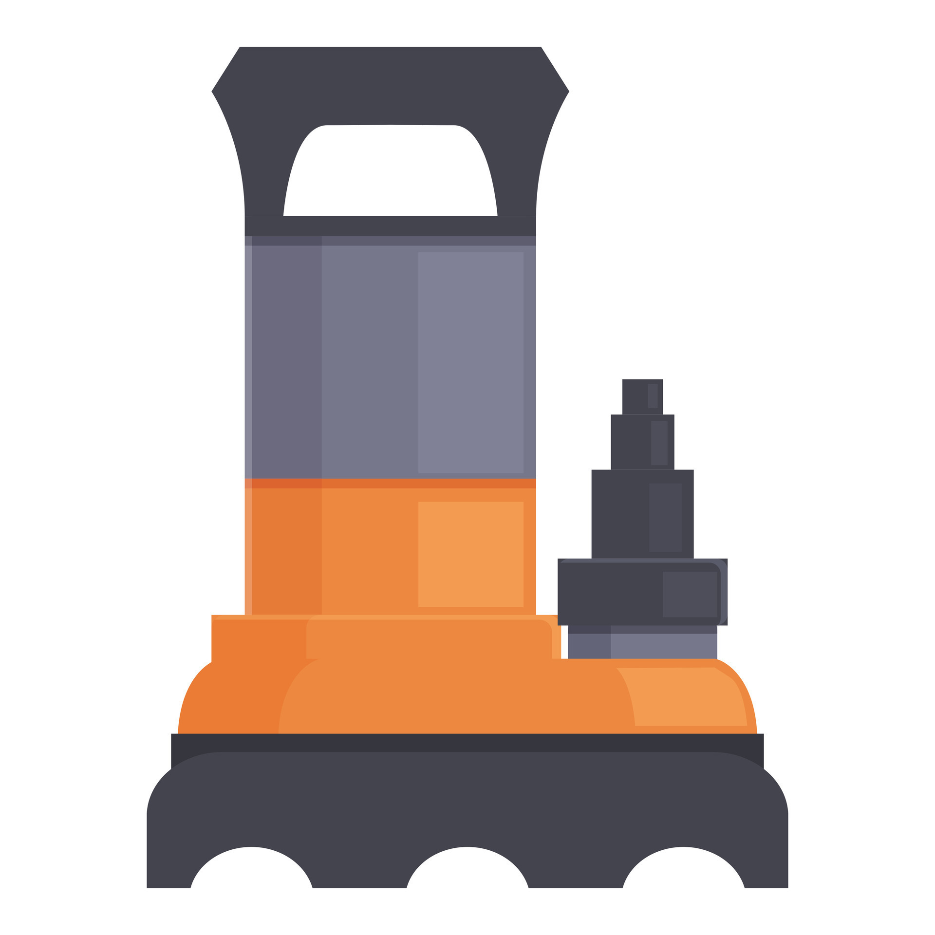 Liquid garden pump icon cartoon vector. Motor machine 36479831 Vector