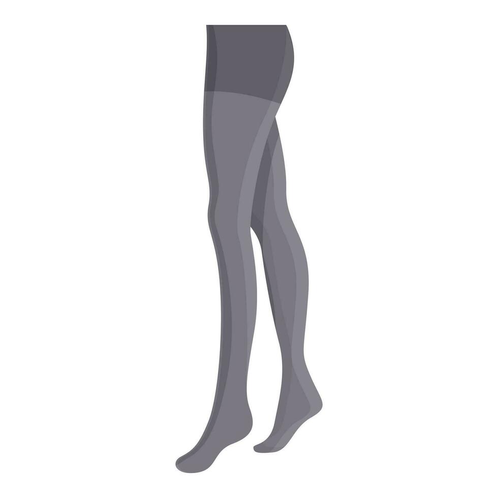 Shoe pantyhose icon cartoon vector. Lingerie lady vector