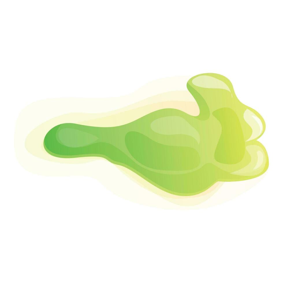 Green laser gun beam icon cartoon vector. Gaming shot vector
