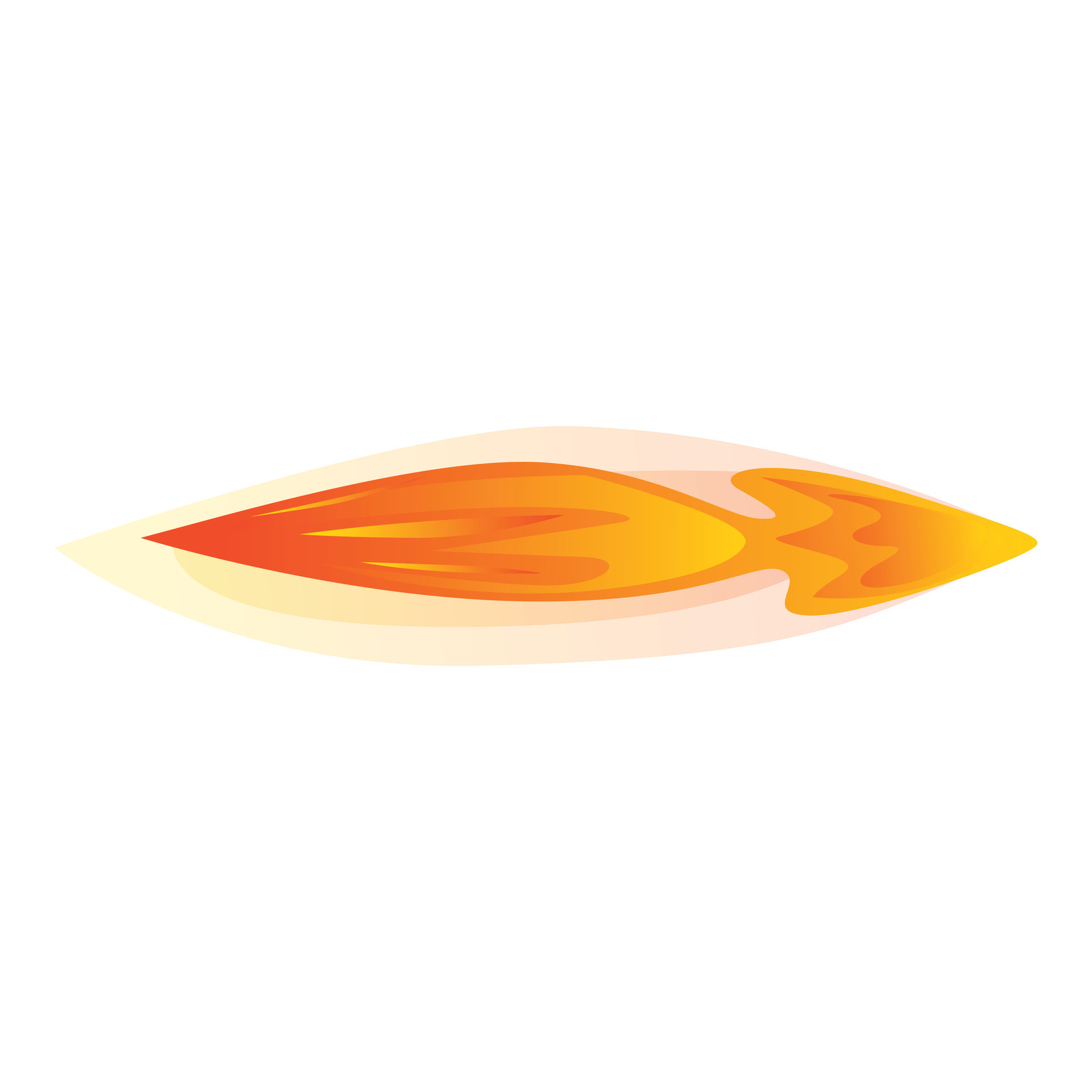Fire wave shot icon cartoon vector. Laser beam 36480023 Vector Art at