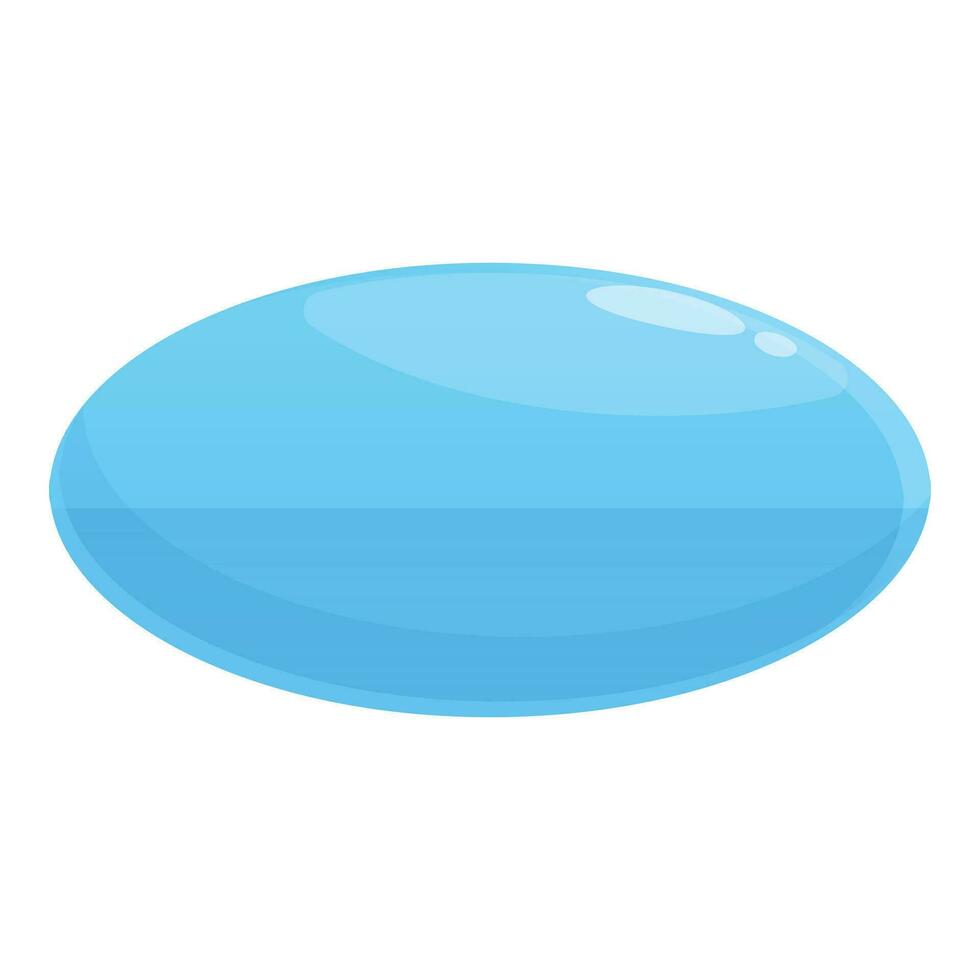 Blue ocean soap icon cartoon vector. Beauty natural cosmetic vector