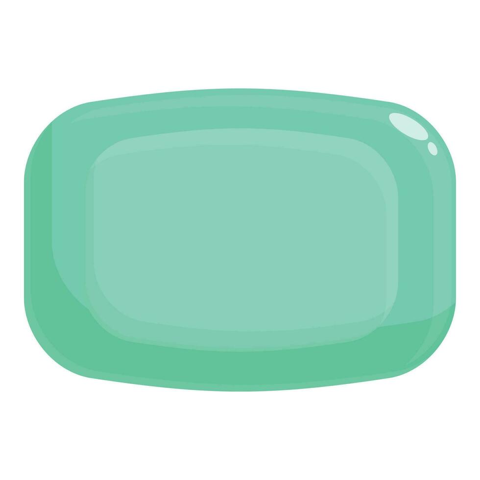 Menthol soap icon cartoon vector. Natural cosmetic vector