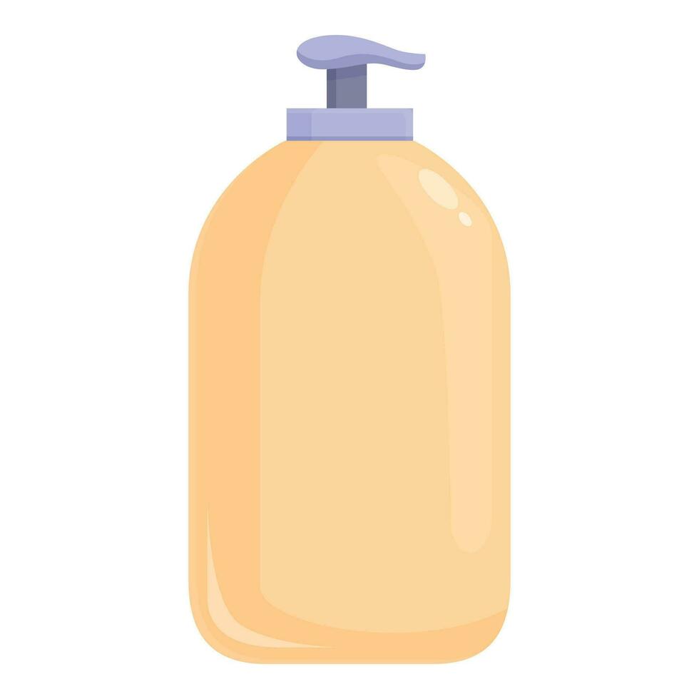botella dispensador icono dibujos animados vector. jabón lavar líquido vector