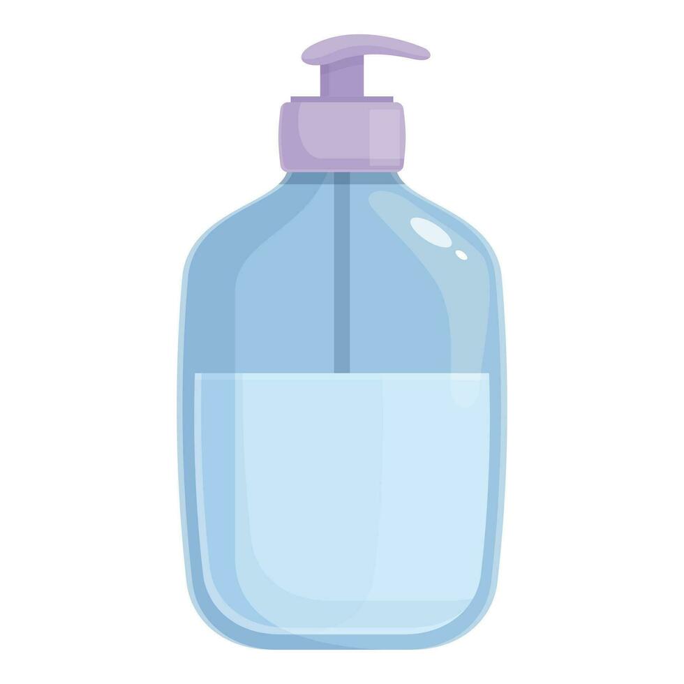 Bottle soap icon cartoon vector. Device foam vector