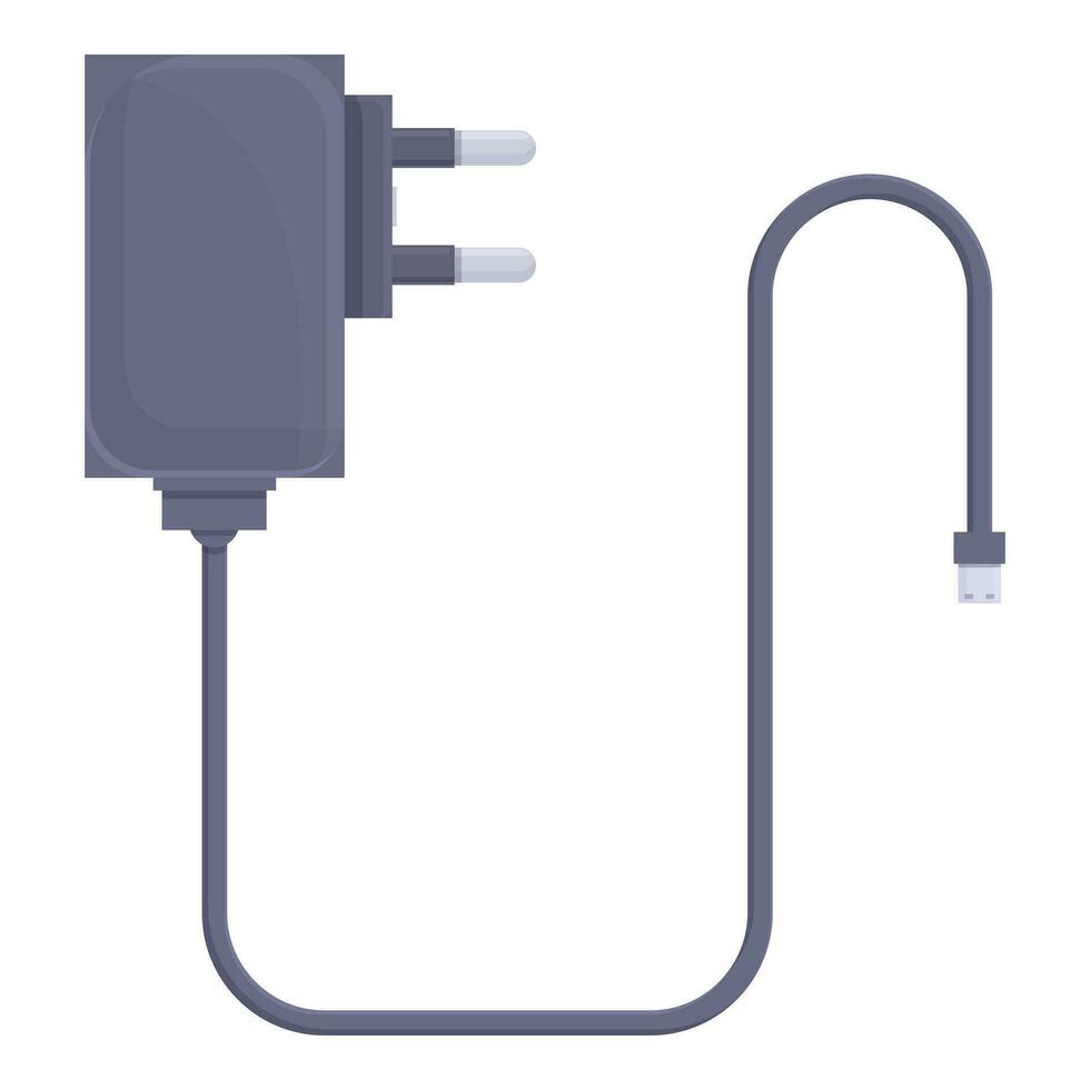 Tool energy bank icon cartoon vector. Usb cord device vector