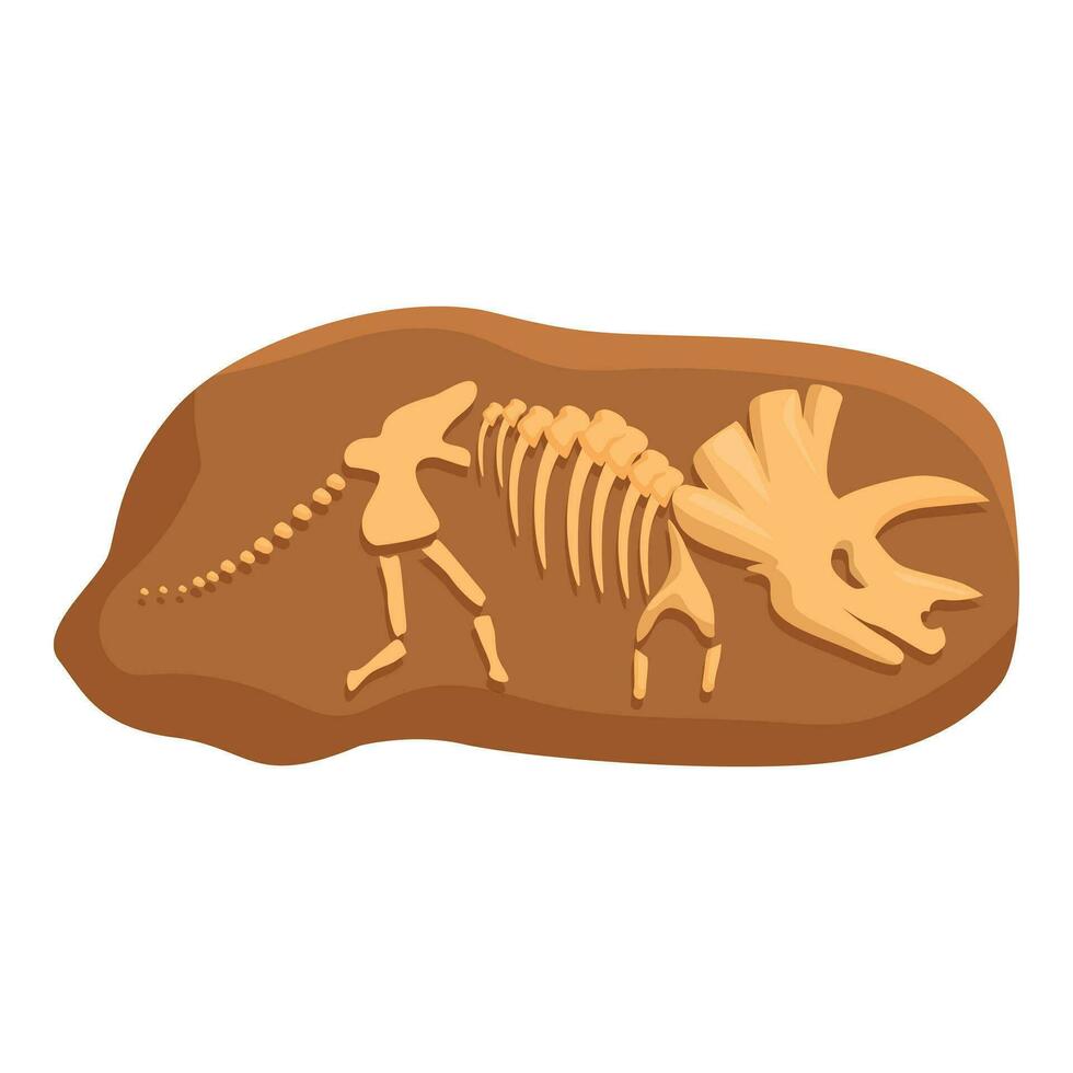 Dinosaur soil mud icon cartoon vector. Layer nature vector