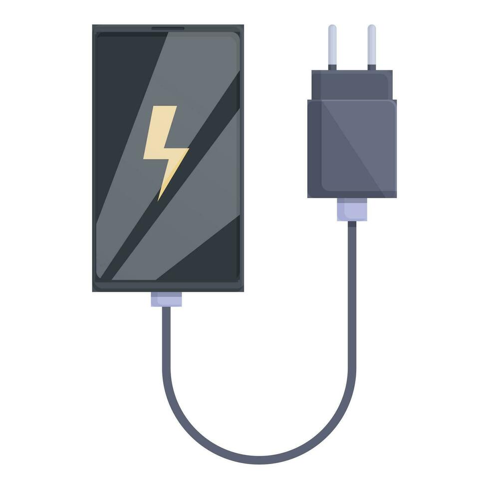 Fast charger smartphone icon cartoon vector. Tool bank vector