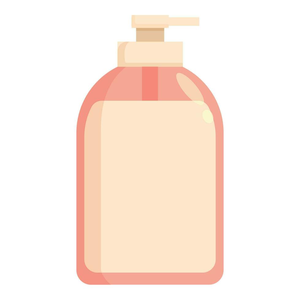 Natural cosmetic soap icon cartoon vector. Bottle dispenser vector