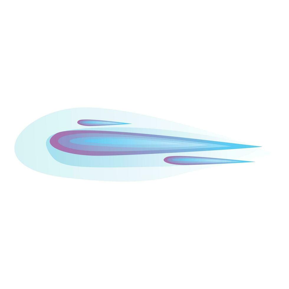 Speedy laser beam icon cartoon vector. Firearm energy vector