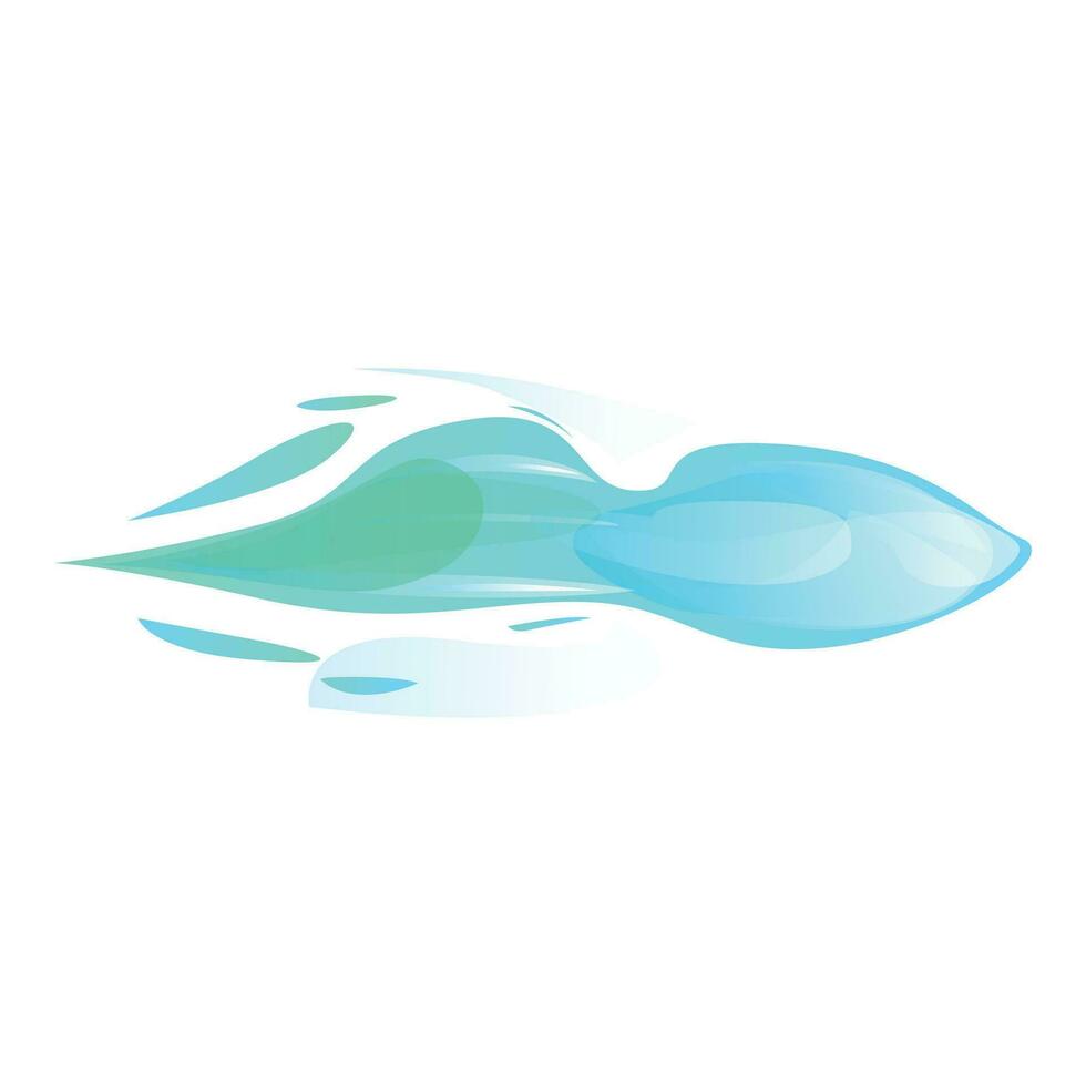 Frozen laser beam icon cartoon vector. Weapon effect vector
