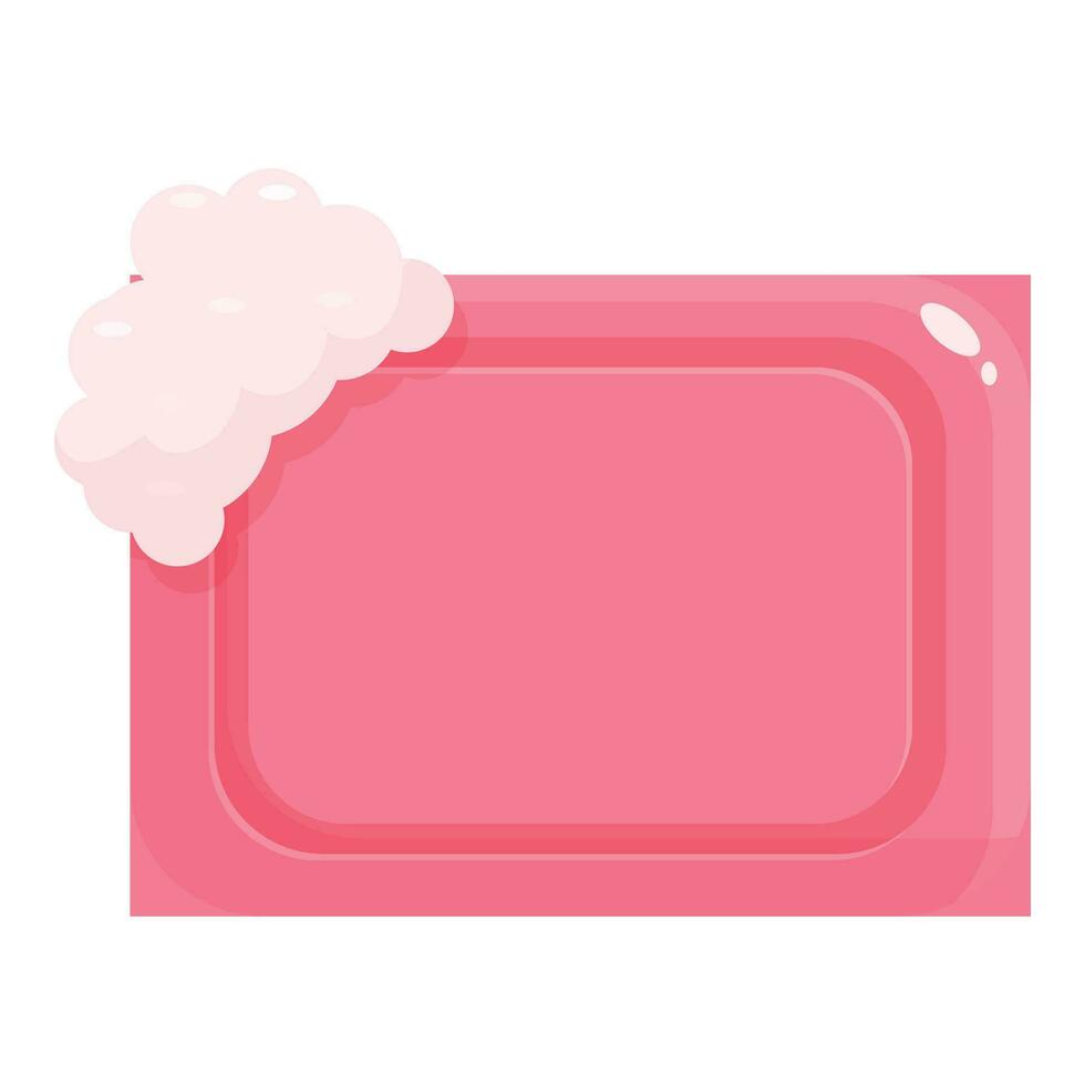 Foam berry soap icon cartoon vector. Natural cosmetic vector