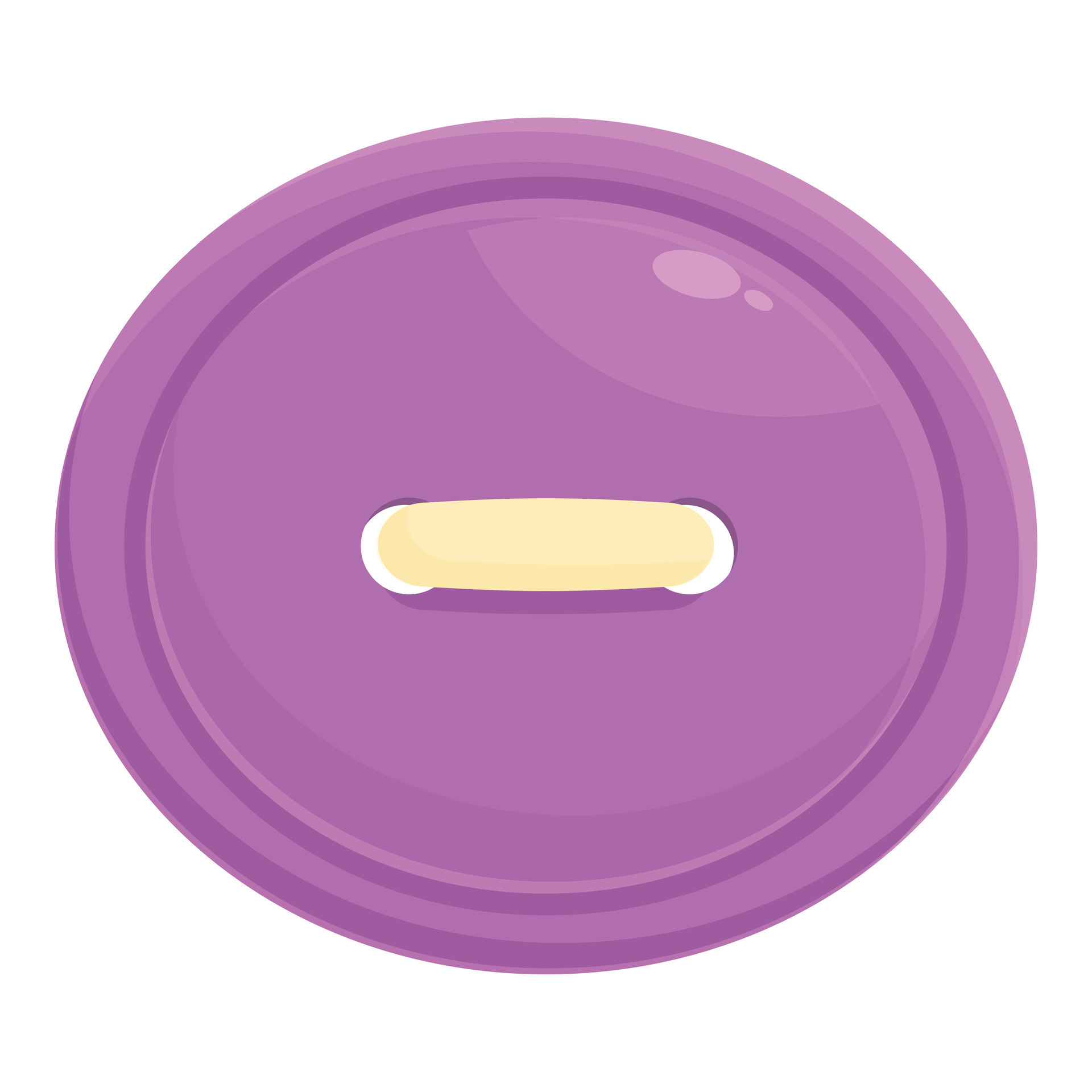 Oval button icon cartoon vector. Craft cute art 36480292 Vector Art at