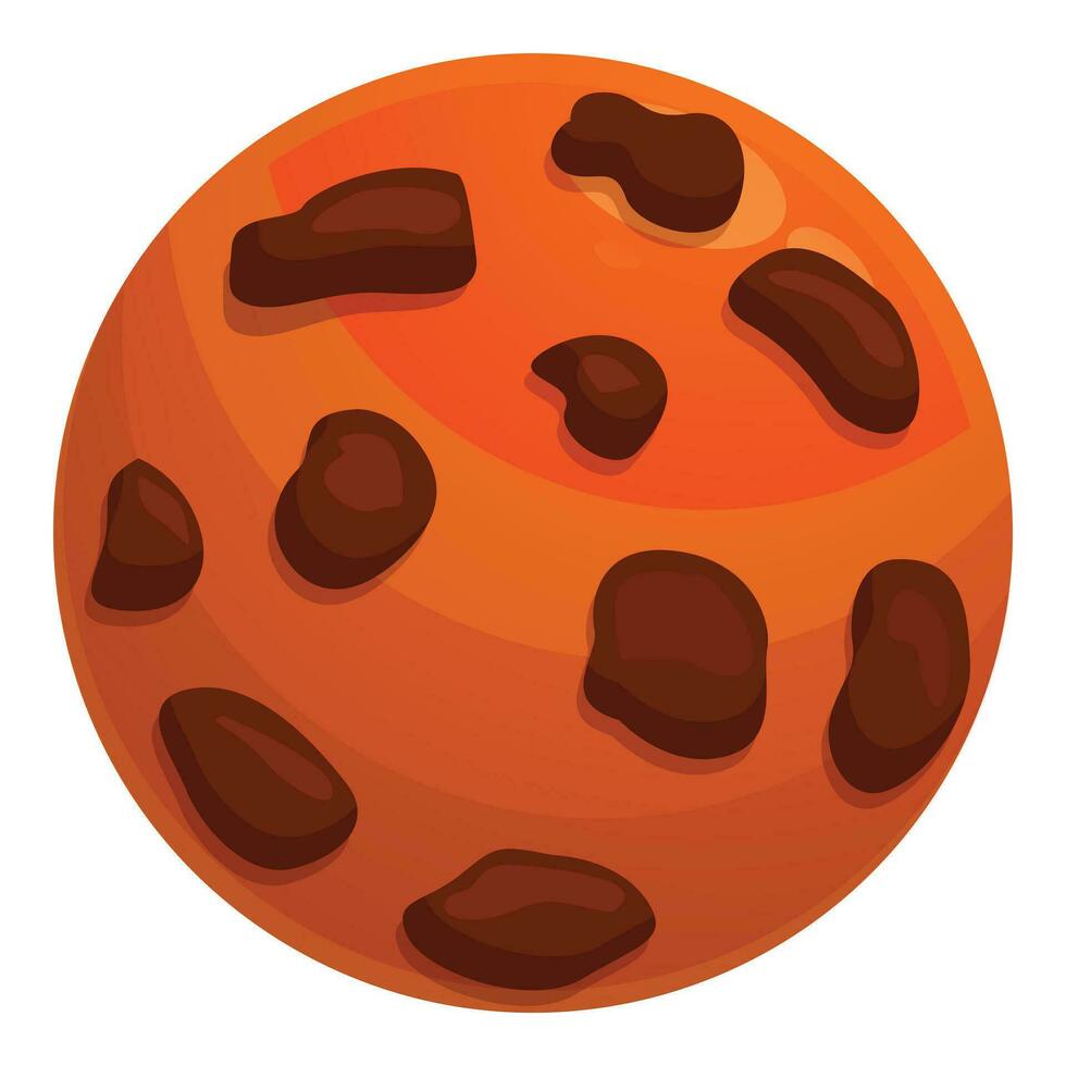 Leche nueces bomba cacao icono dibujos animados vector. caramelo postre vector