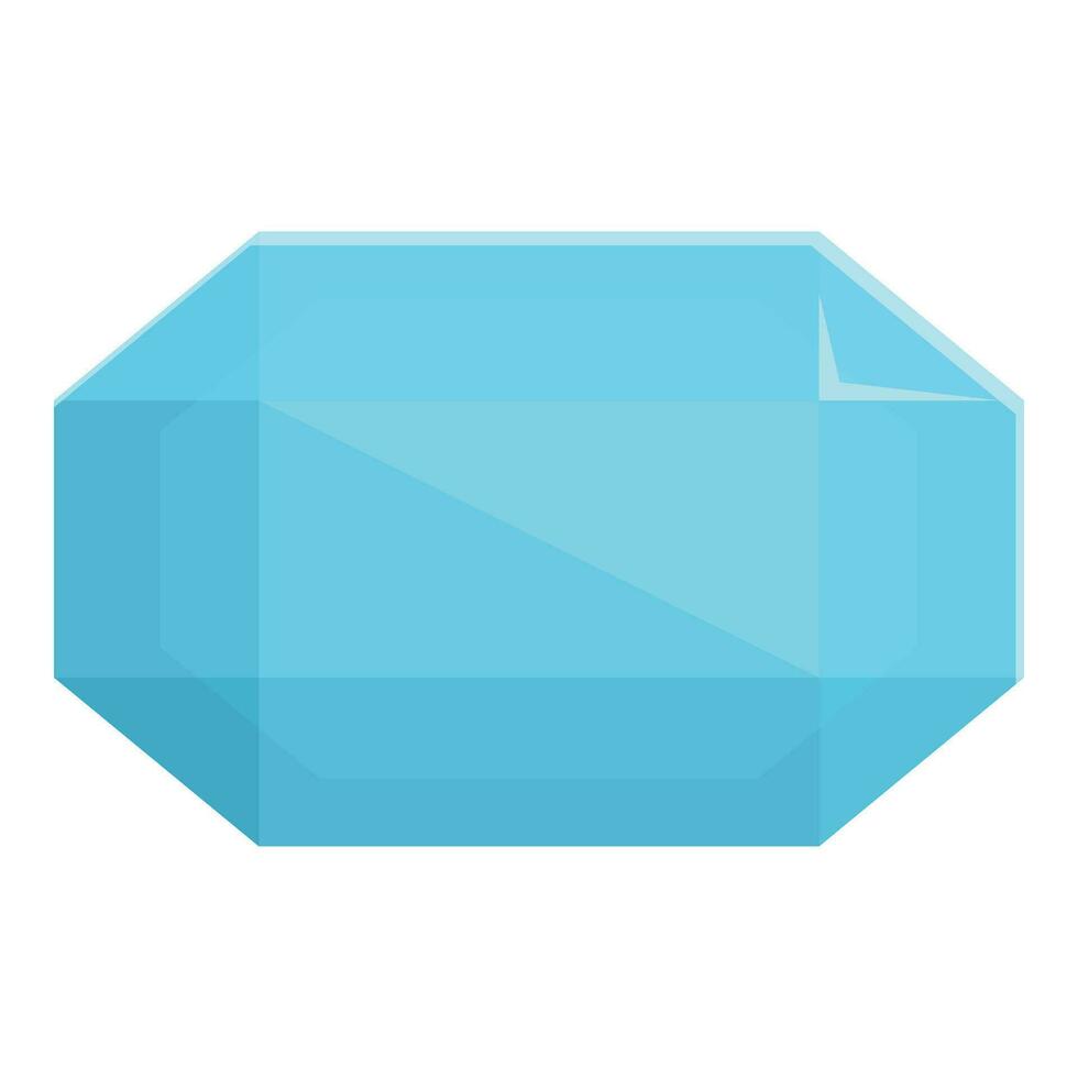 Jewel stone icon cartoon vector. Beauty diamond vector