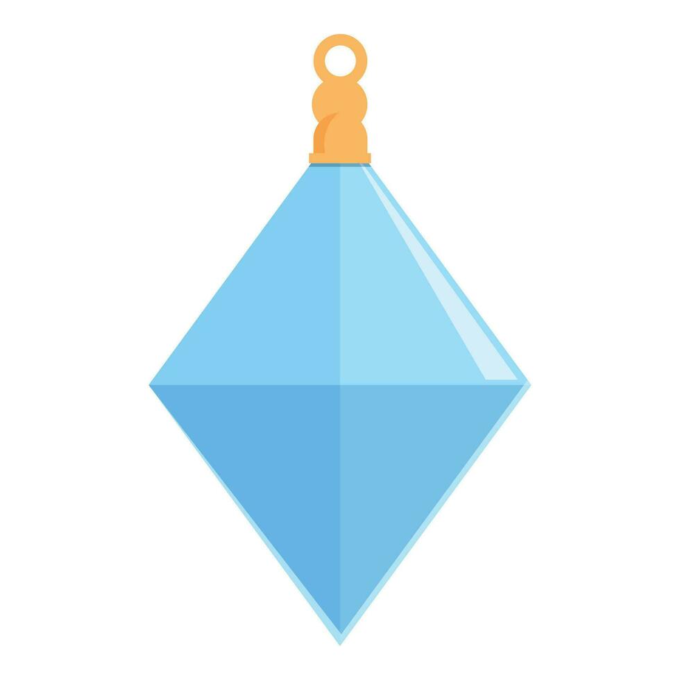 azul piedra preciosa icono dibujos animados vector. envase estilo vector