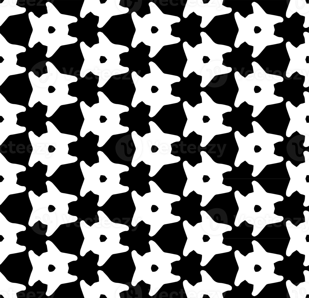 Black seamless abstract pattern. Overlay for background and backdrop. Ornamental design. PNG graphic illustration with transparent background.