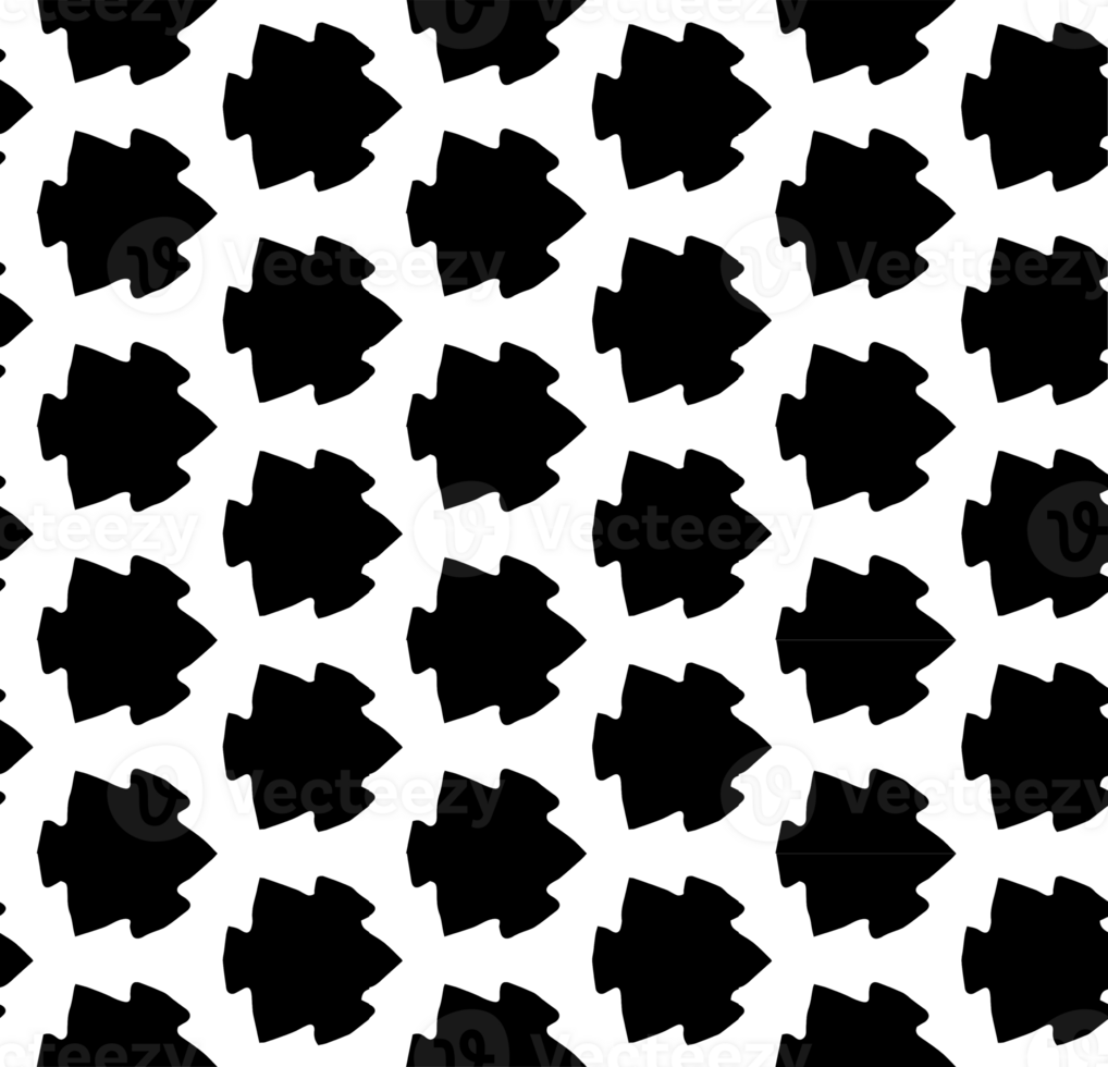 Black seamless abstract pattern. Overlay for background and backdrop. Ornamental design. PNG graphic illustration with transparent background.