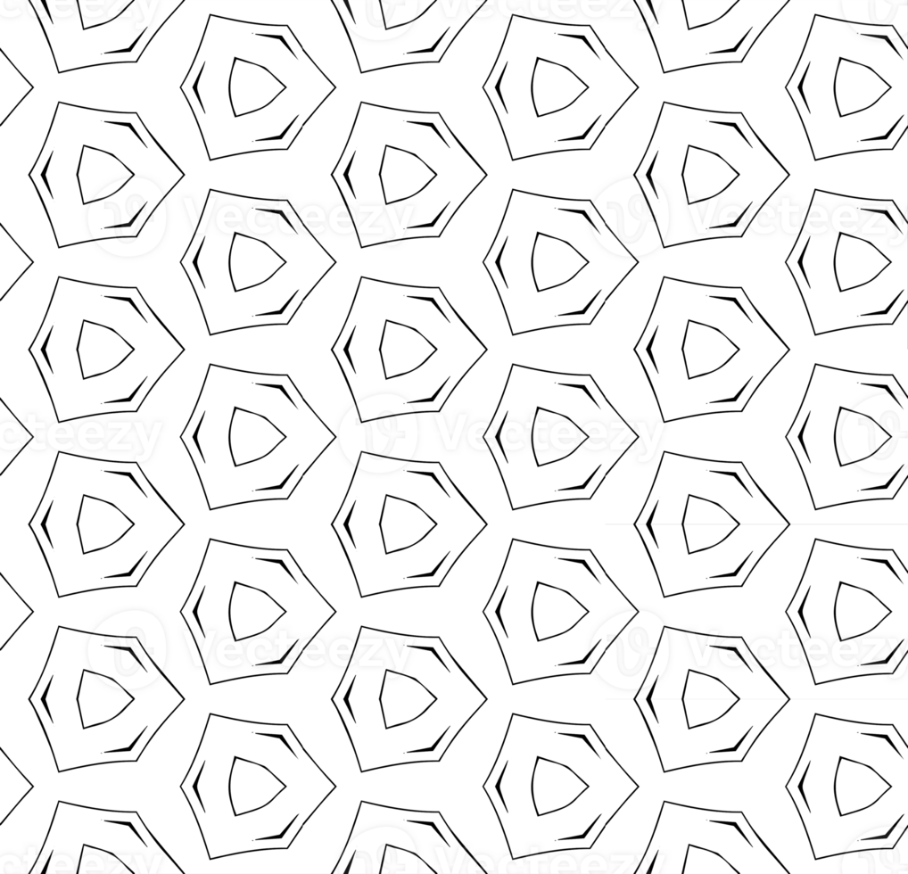Black seamless abstract pattern. Overlay for background and backdrop. Ornamental design. PNG graphic illustration with transparent background.