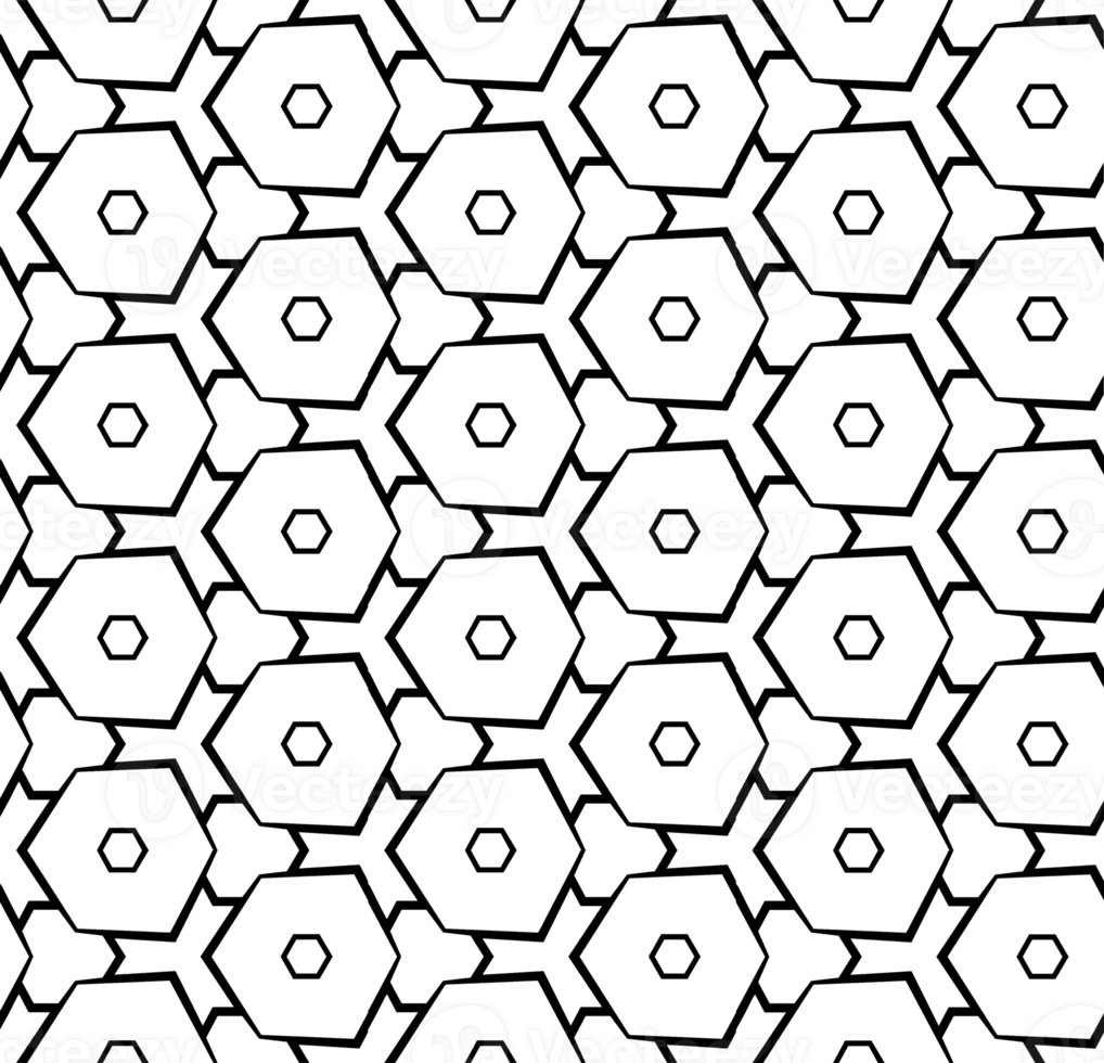 Black seamless abstract pattern. Overlay for background and backdrop. Ornamental design. PNG graphic illustration with transparent background.
