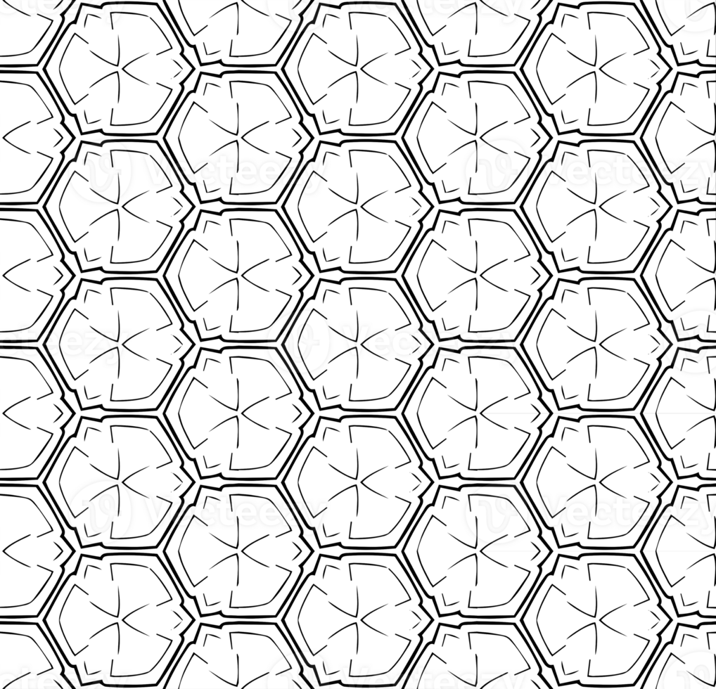 Black seamless abstract pattern. Overlay for background and backdrop. Ornamental design. PNG graphic illustration with transparent background.
