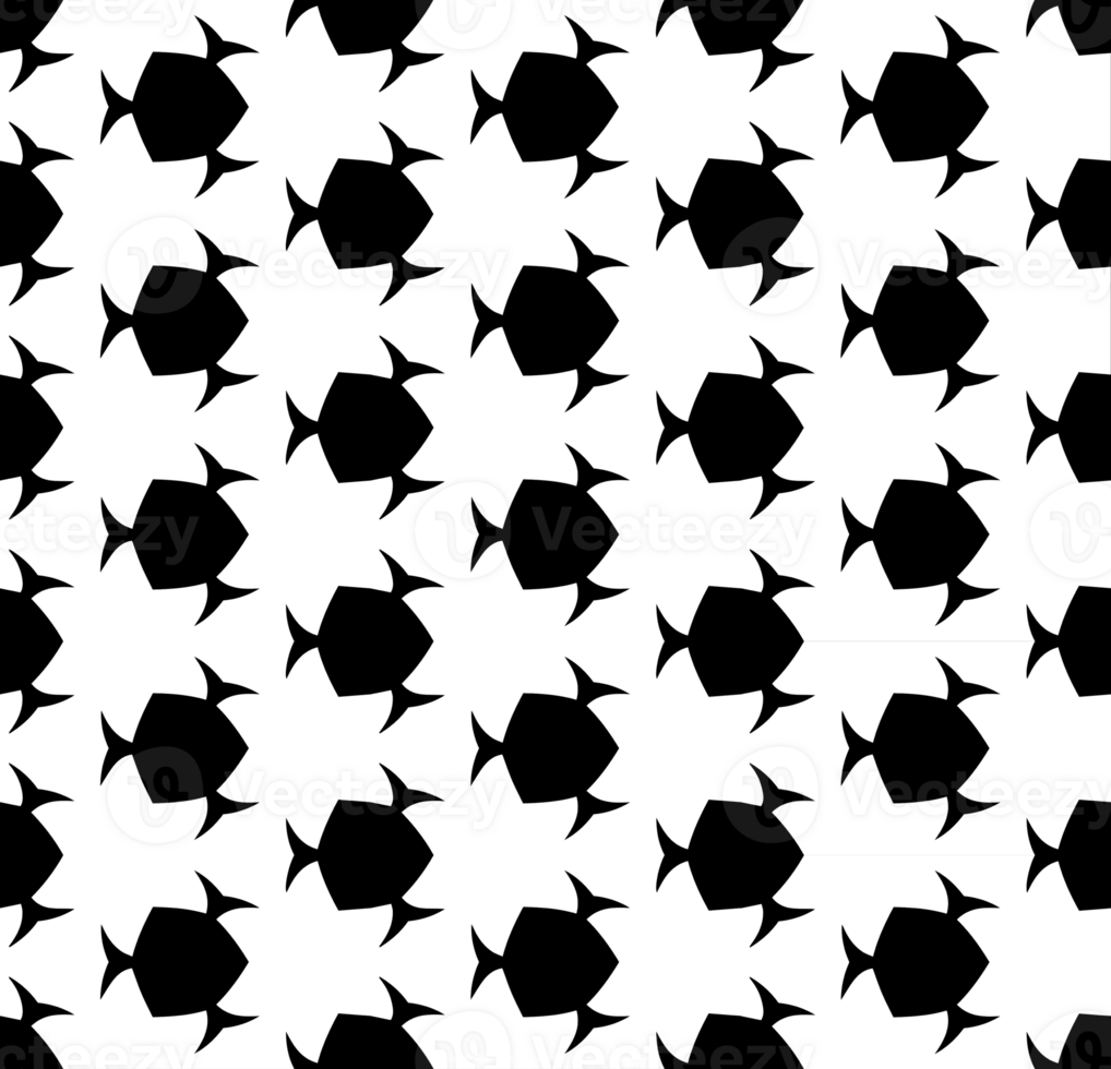Black seamless abstract pattern. Overlay for background and backdrop. Ornamental design. PNG graphic illustration with transparent background.