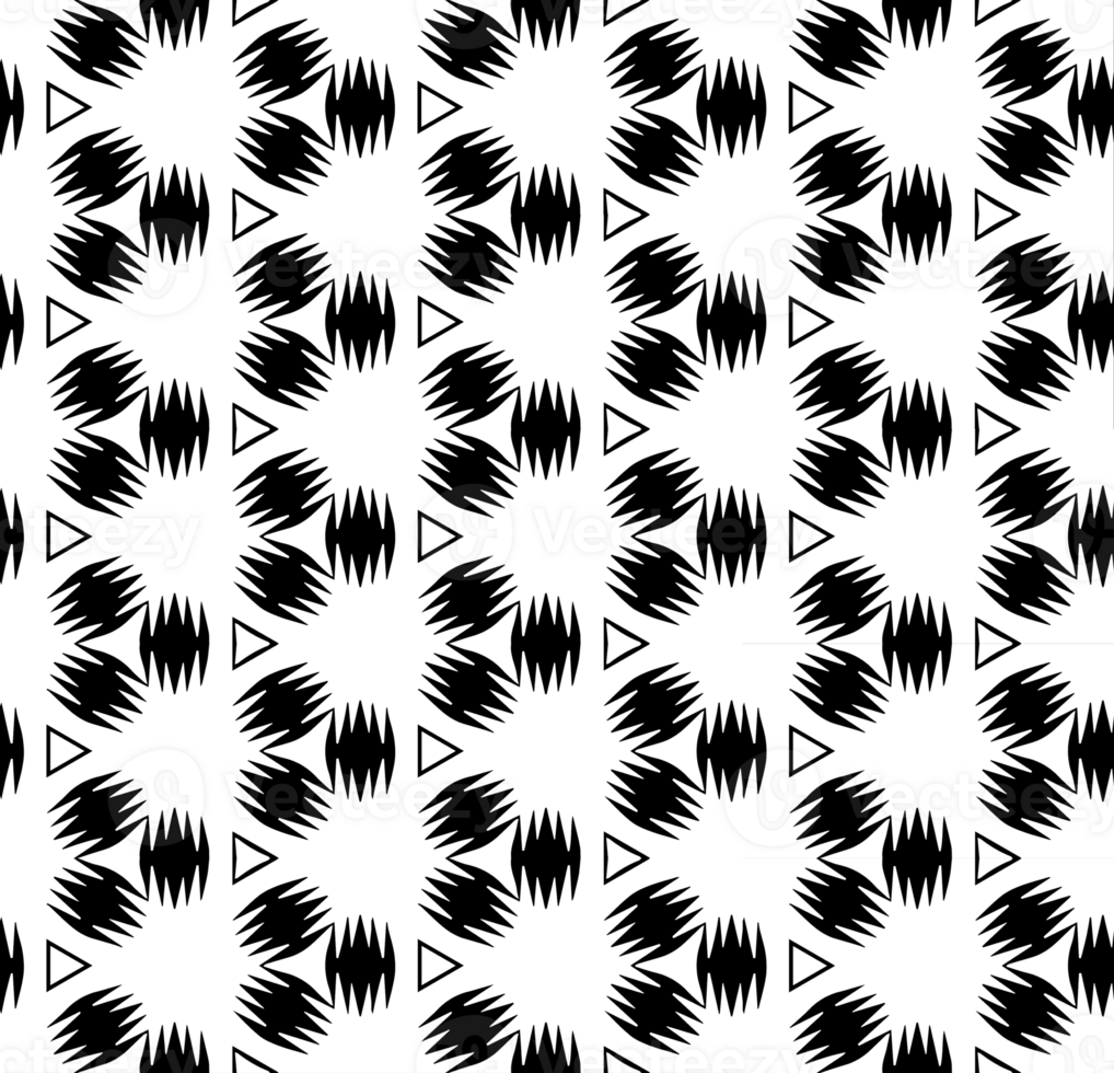 Black seamless abstract pattern. Overlay for background and backdrop. Ornamental design. PNG graphic illustration with transparent background.