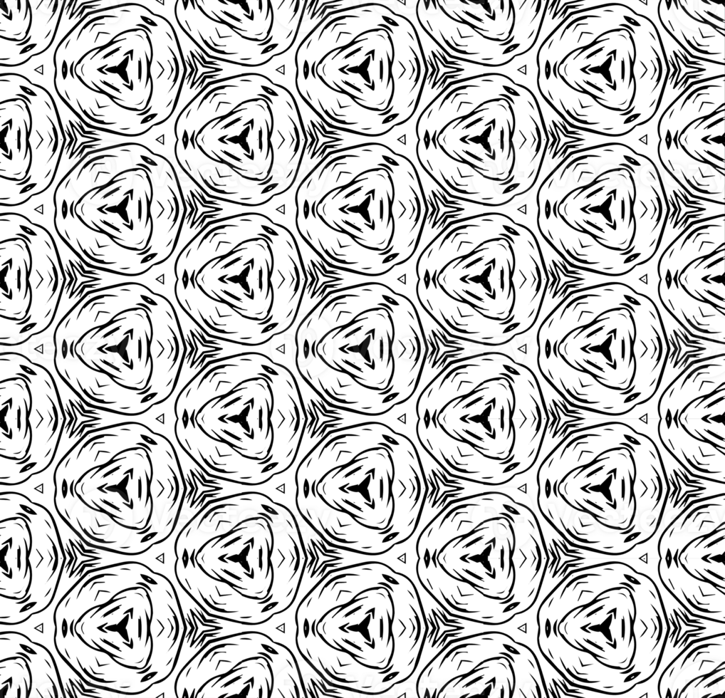 Black seamless abstract pattern. Overlay for background and backdrop. Ornamental design. PNG graphic illustration with transparent background.