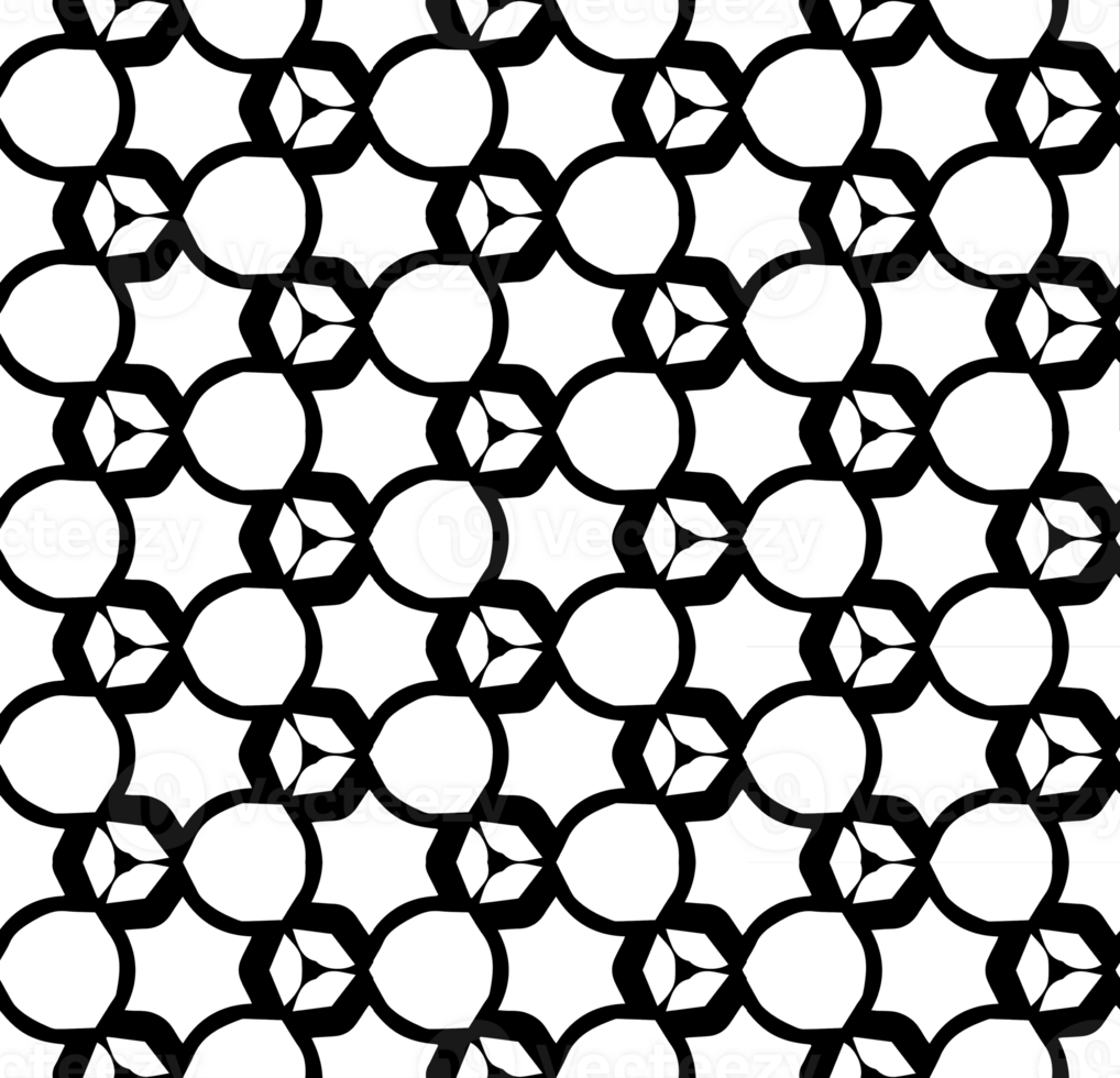 Black seamless abstract pattern. Overlay for background and backdrop. Ornamental design. PNG graphic illustration with transparent background.