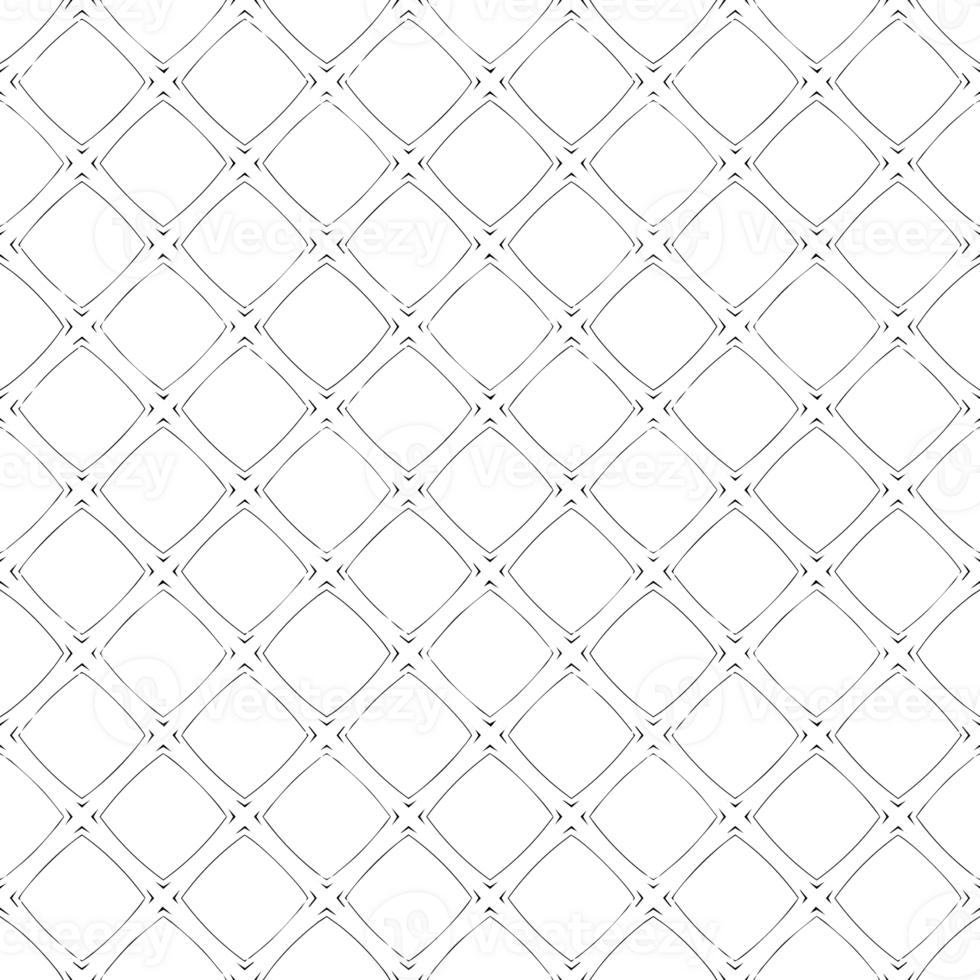 Black seamless abstract pattern. Overlay for background and backdrop. Ornamental design. PNG graphic illustration with transparent background.
