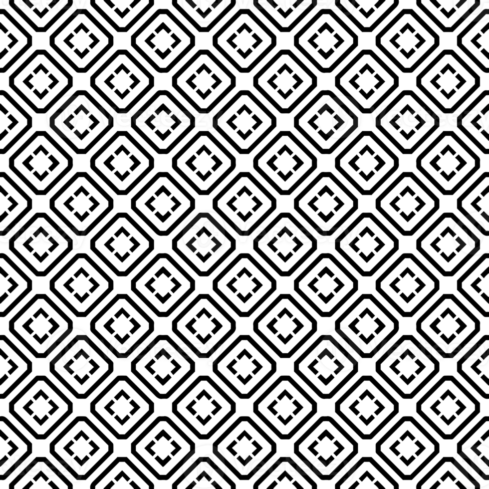 Black seamless abstract pattern. Overlay for background and backdrop. Ornamental design. PNG graphic illustration with transparent background.