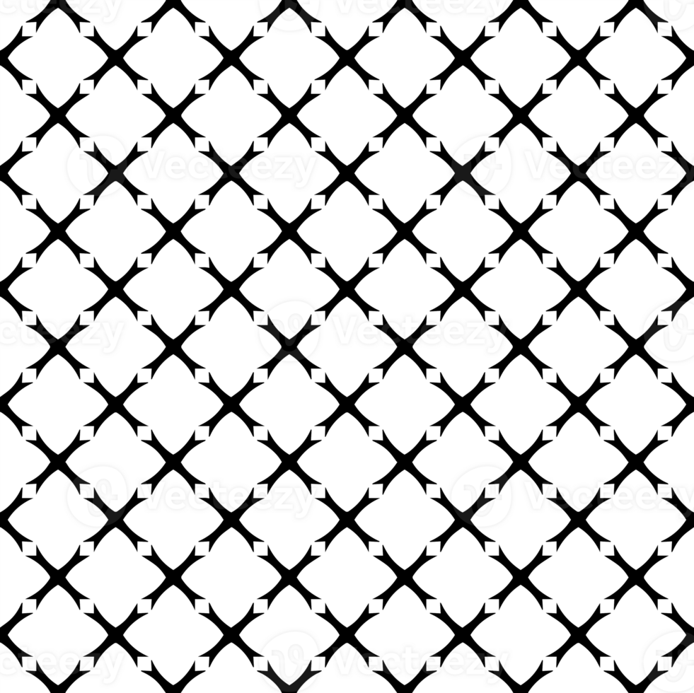 Black seamless abstract pattern. Overlay for background and backdrop. Ornamental design. PNG graphic illustration with transparent background.