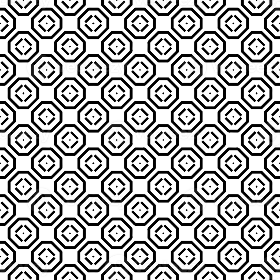 Black seamless abstract pattern. Overlay for background and backdrop. Ornamental design. PNG graphic illustration with transparent background.