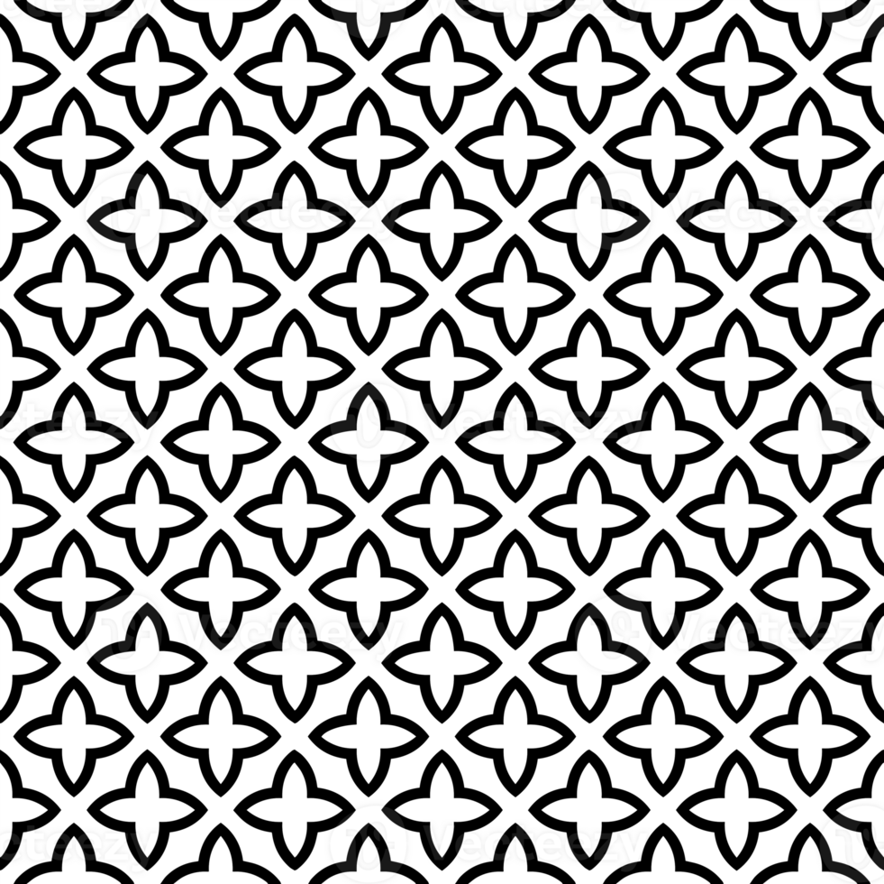 Black seamless abstract pattern. Overlay for background and backdrop. Ornamental design. PNG graphic illustration with transparent background.