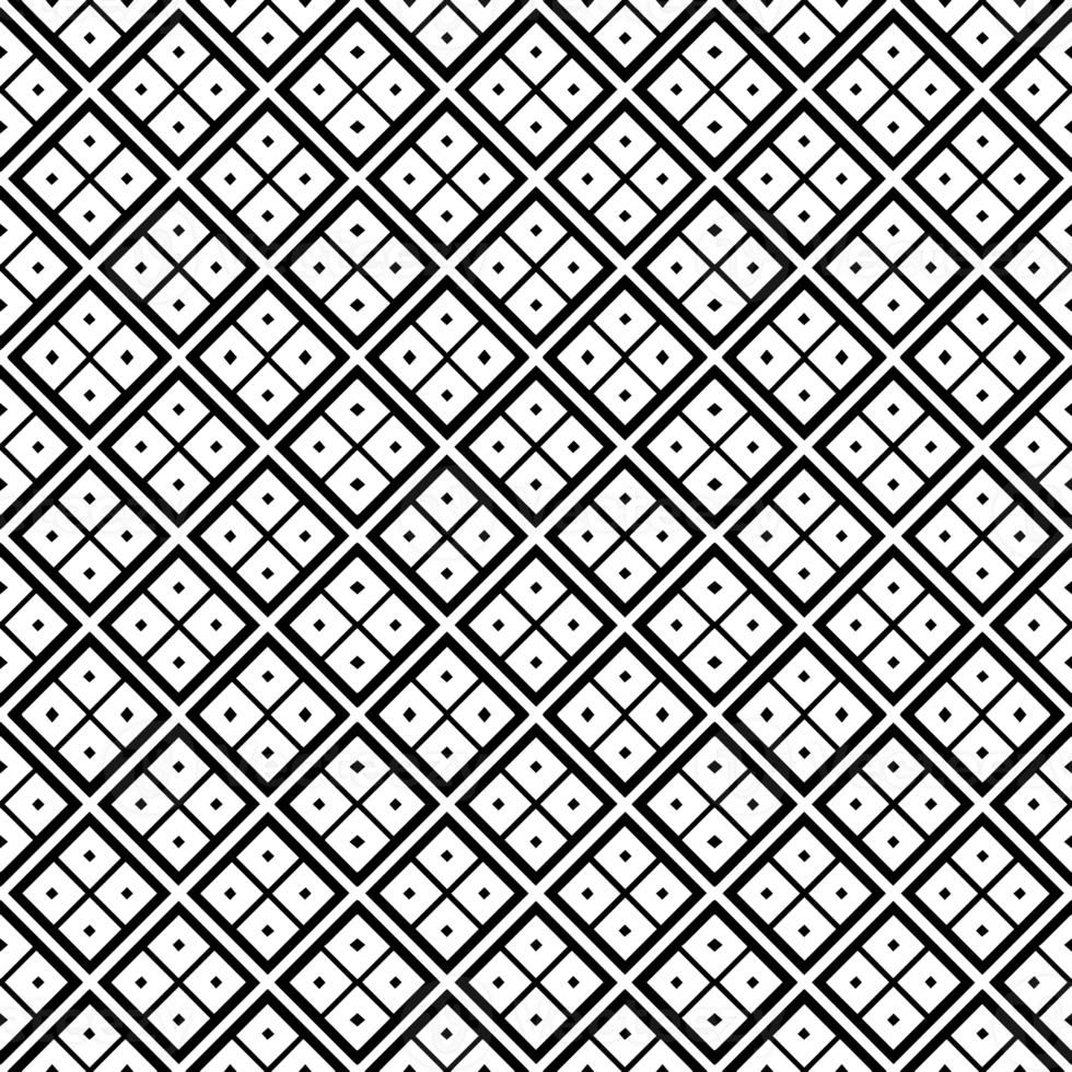 Black seamless abstract pattern. Overlay for background and backdrop. Ornamental design. PNG graphic illustration with transparent background.