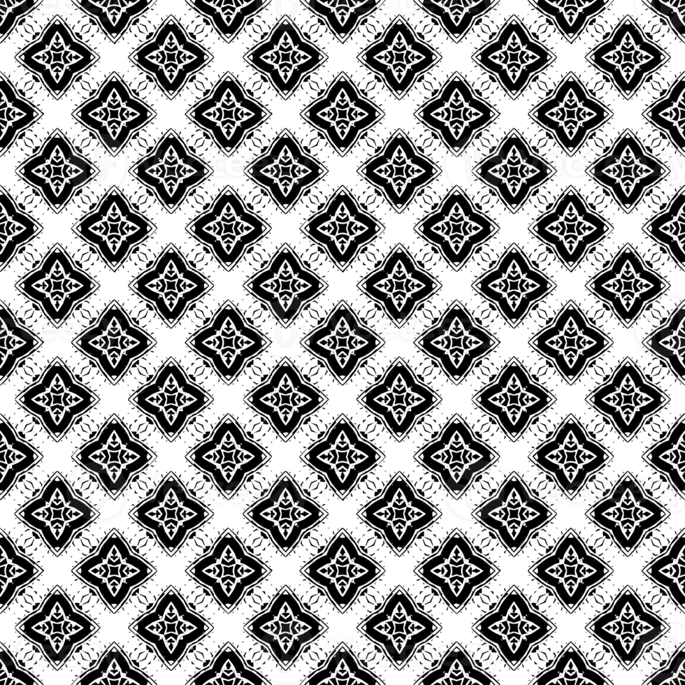Black seamless abstract pattern. Overlay for background and backdrop. Ornamental design. PNG graphic illustration with transparent background.