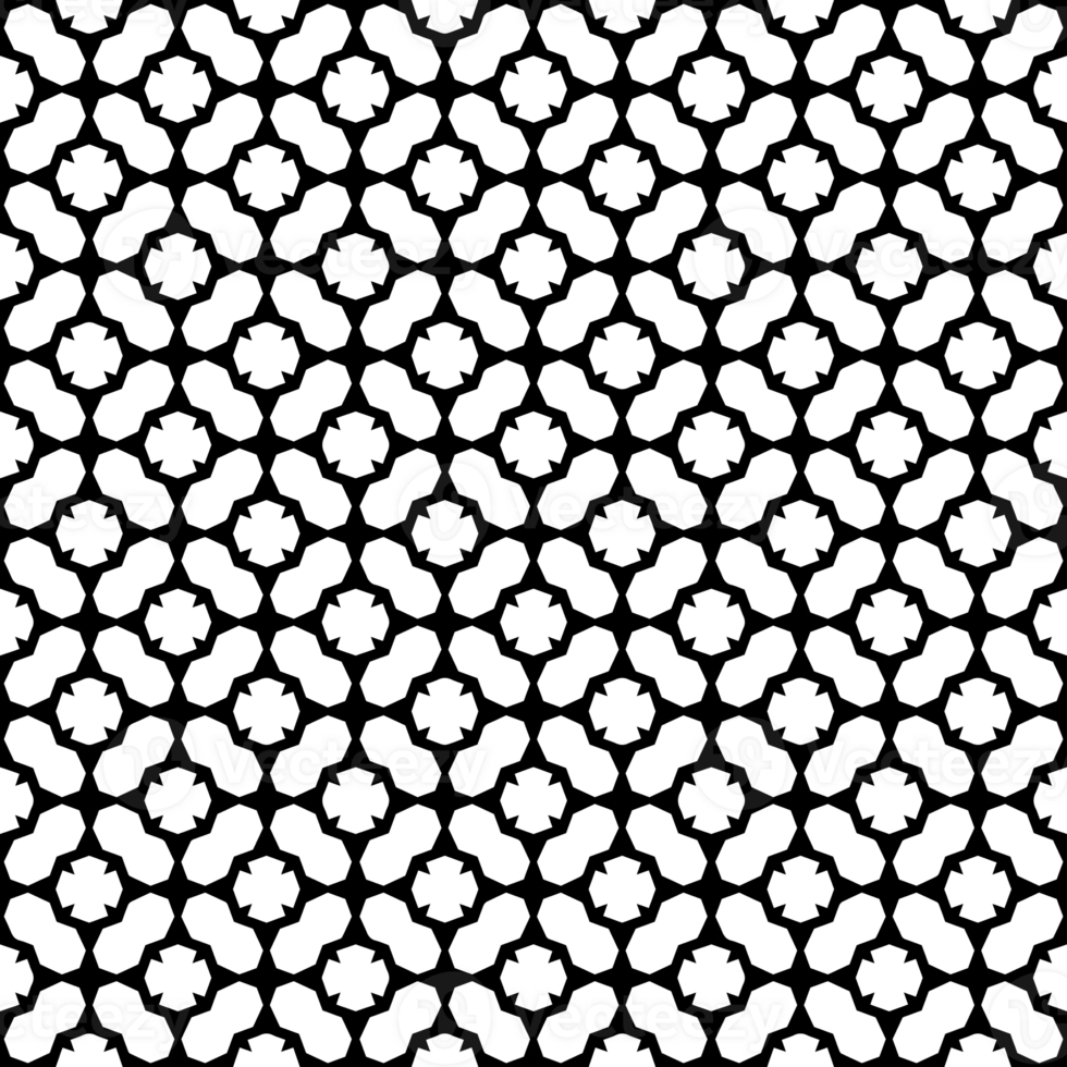Black seamless abstract pattern. Overlay for background and backdrop. Ornamental design. PNG graphic illustration with transparent background.