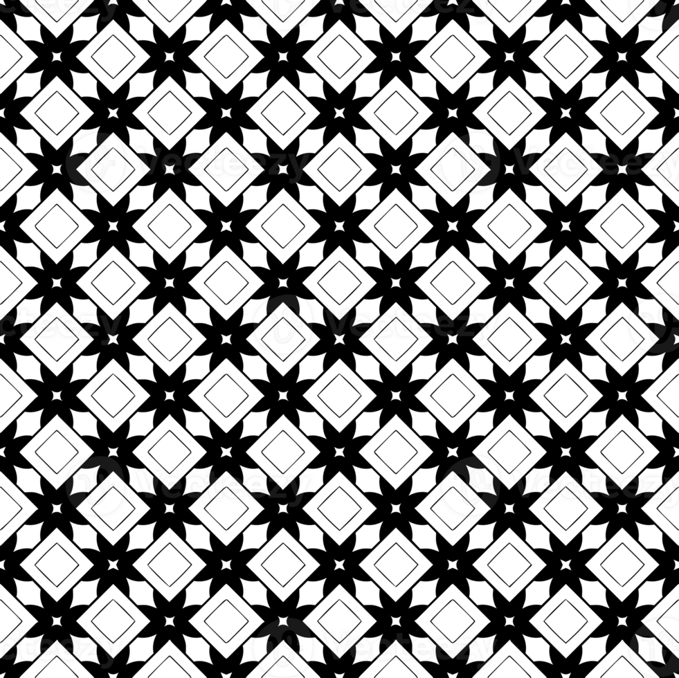 Black seamless abstract pattern. Overlay for background and backdrop. Ornamental design. PNG graphic illustration with transparent background.