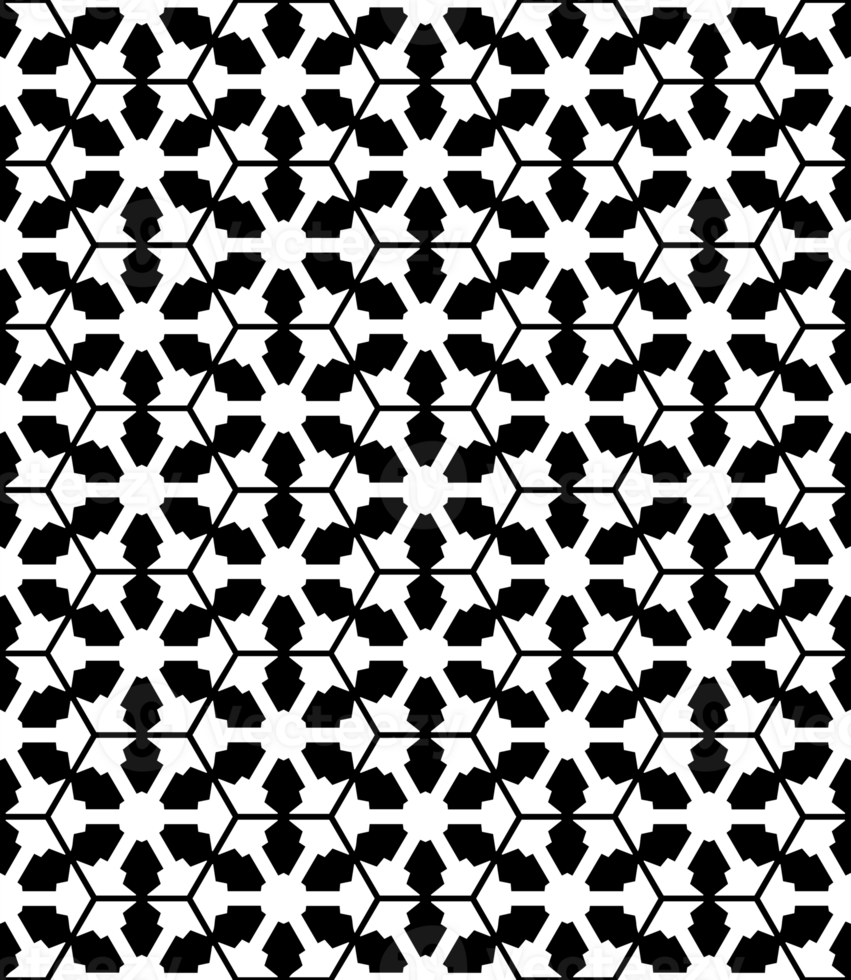 Black seamless abstract pattern. Overlay for background and backdrop. Ornamental design. PNG graphic illustration with transparent background.
