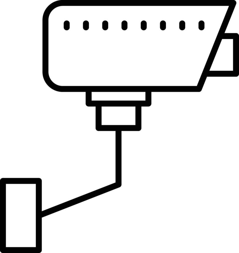 surveillance Outline vector illustration icon