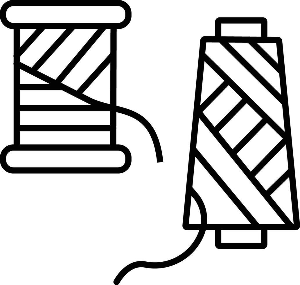 Thread Outline vector illustration icon