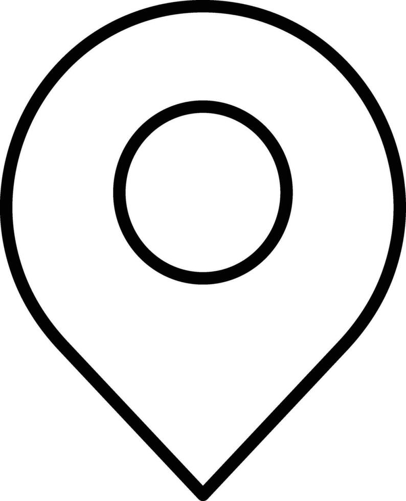 Map Outline vector illustration icon