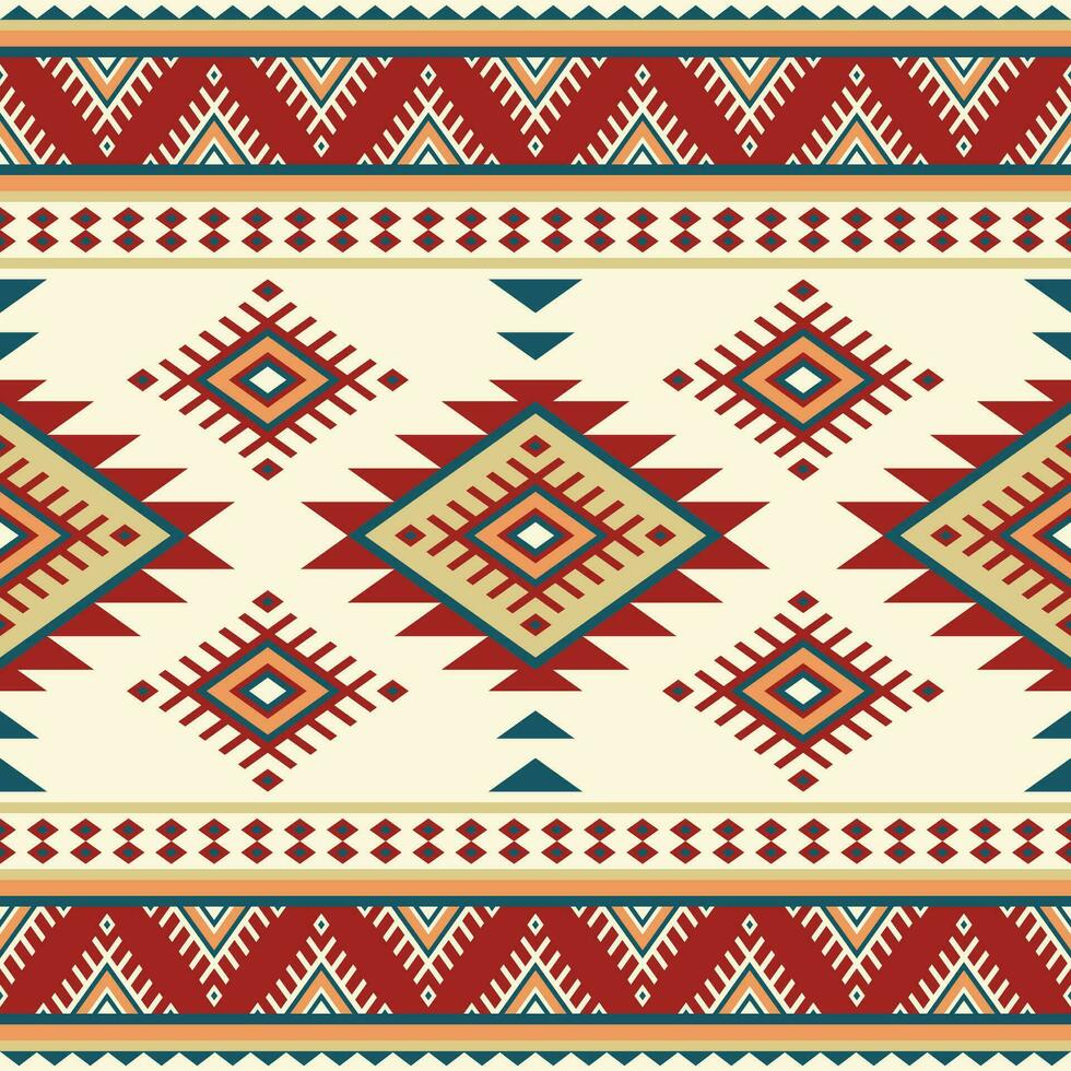 azteca tribal geométrico vector antecedentes. sin costura raya modelo. tradicional ornamento étnico estilo. diseño para textil, tela, ropa, cortina, alfombra, ornamento, envase.