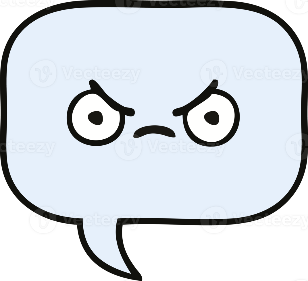 cute cartoon speech bubble png